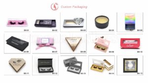 3d mink lashes with custom packaging box