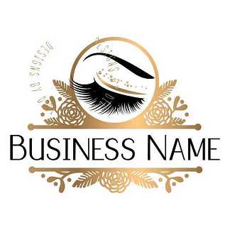lashes name logo design and logo vendor emma lashes