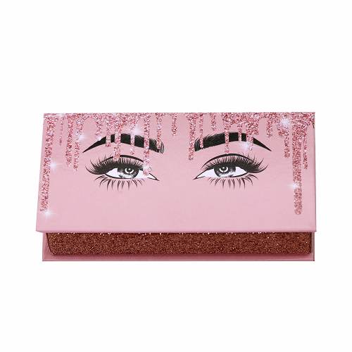 pink eyelash packaging box